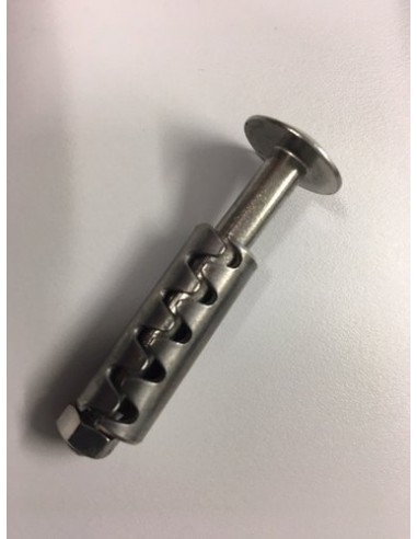 Piton escamotable inox avec douille 10mm