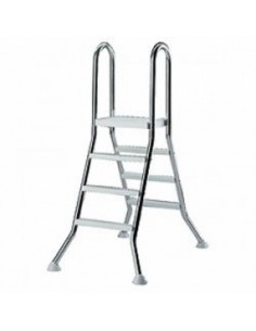 Echelle inox double 1 m - 2...